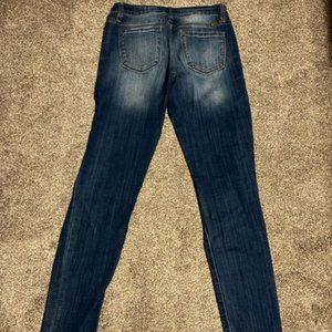 Kancan Women's Jeans Size 9/28 32" inseam distressed skinny jeans